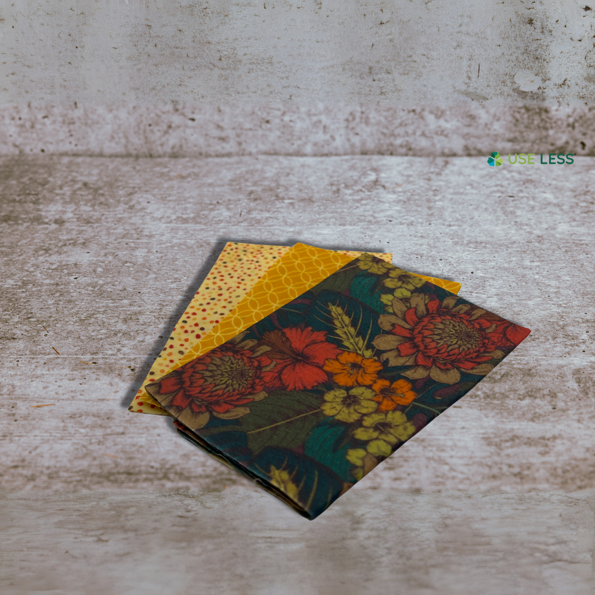 Beeswax Wraps (Set of 3)