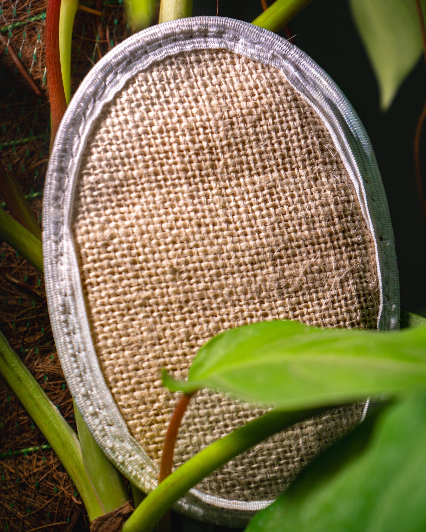 Compostable loofah. Eco-friendly, biodegradable bath and body scrub for sustainable personal care.