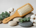 Mini Bamboo Paddle Brush