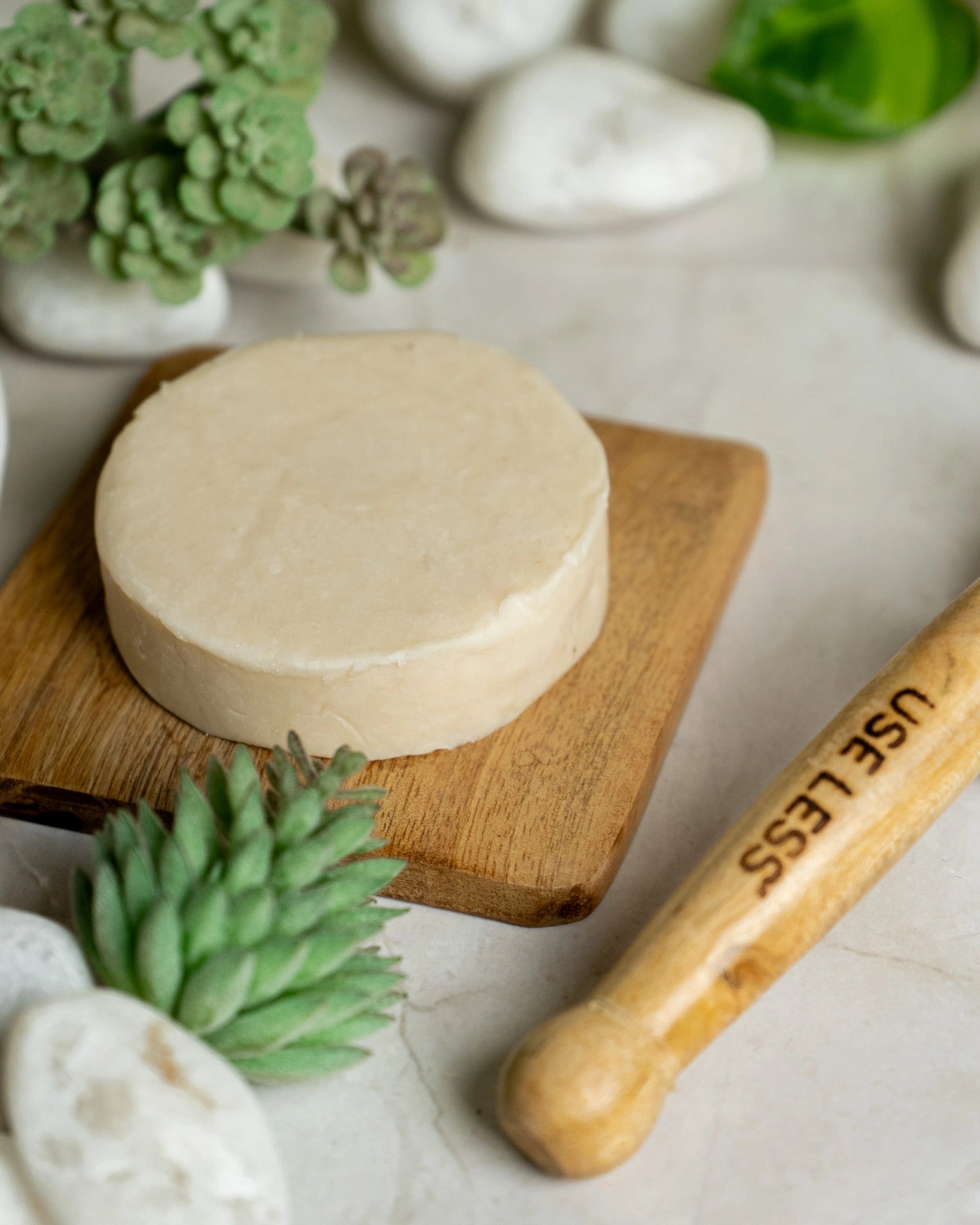 Natural shaving soap bar. Eco-friendly, plastic-free alternative for smooth and sustainable shaving.