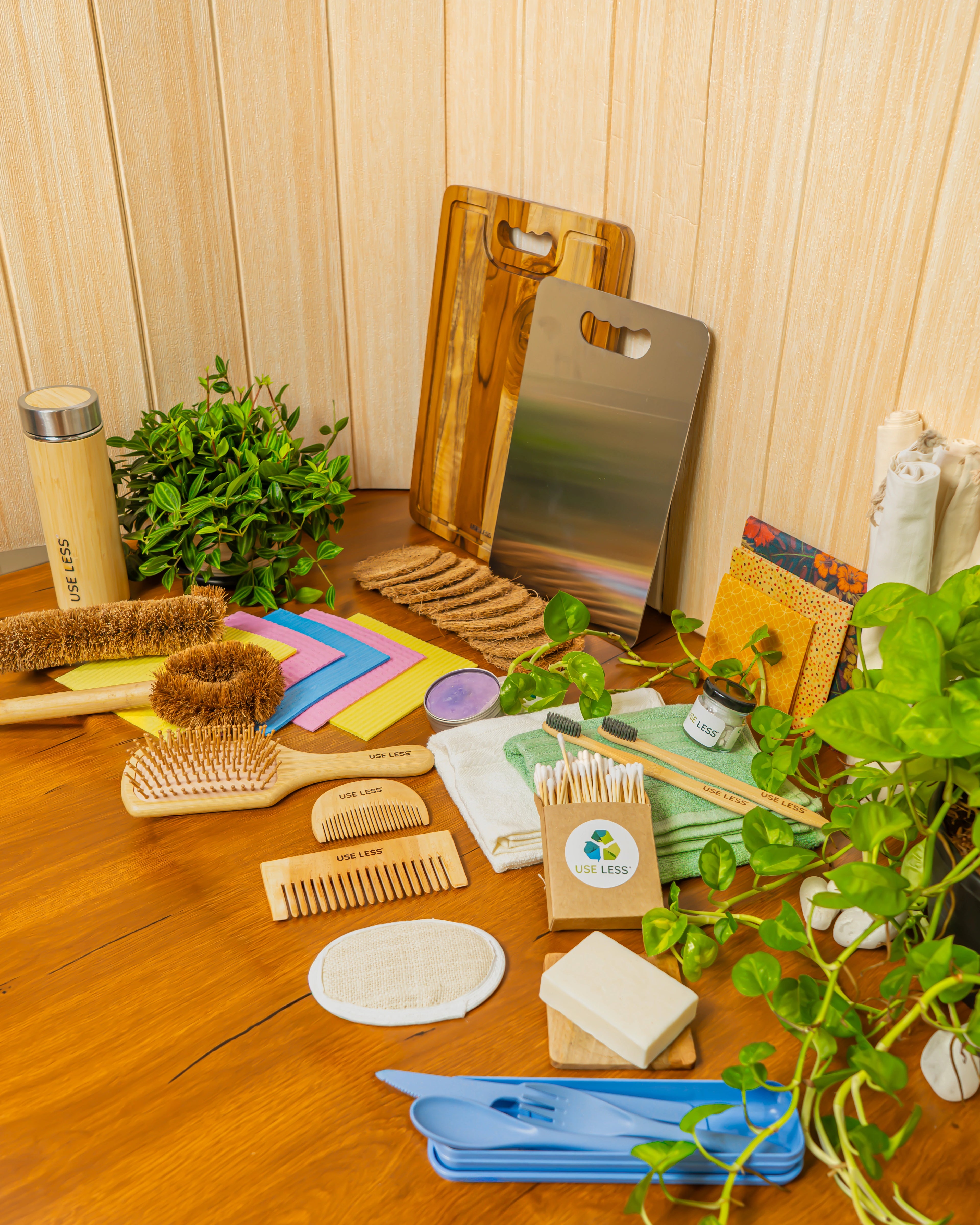 Eco-friendly Diwali less-is-more bundle with sustainable, plastic-free products for a mindful and zero-waste celebration.