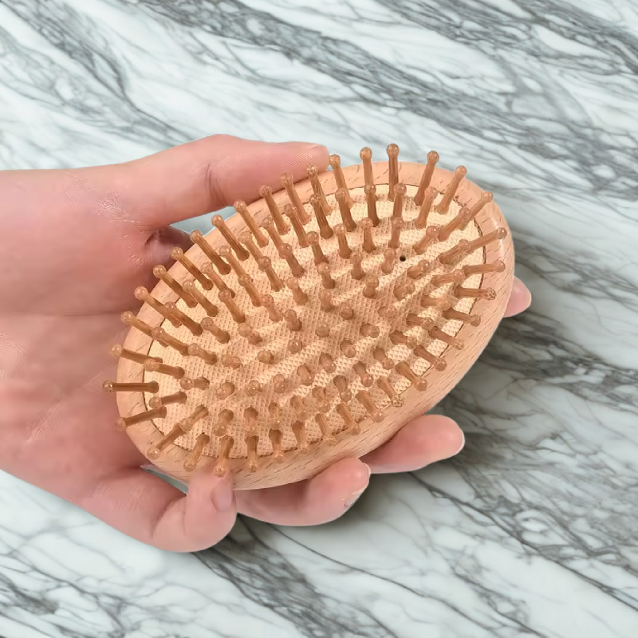 Mini Bamboo Paddle Brush