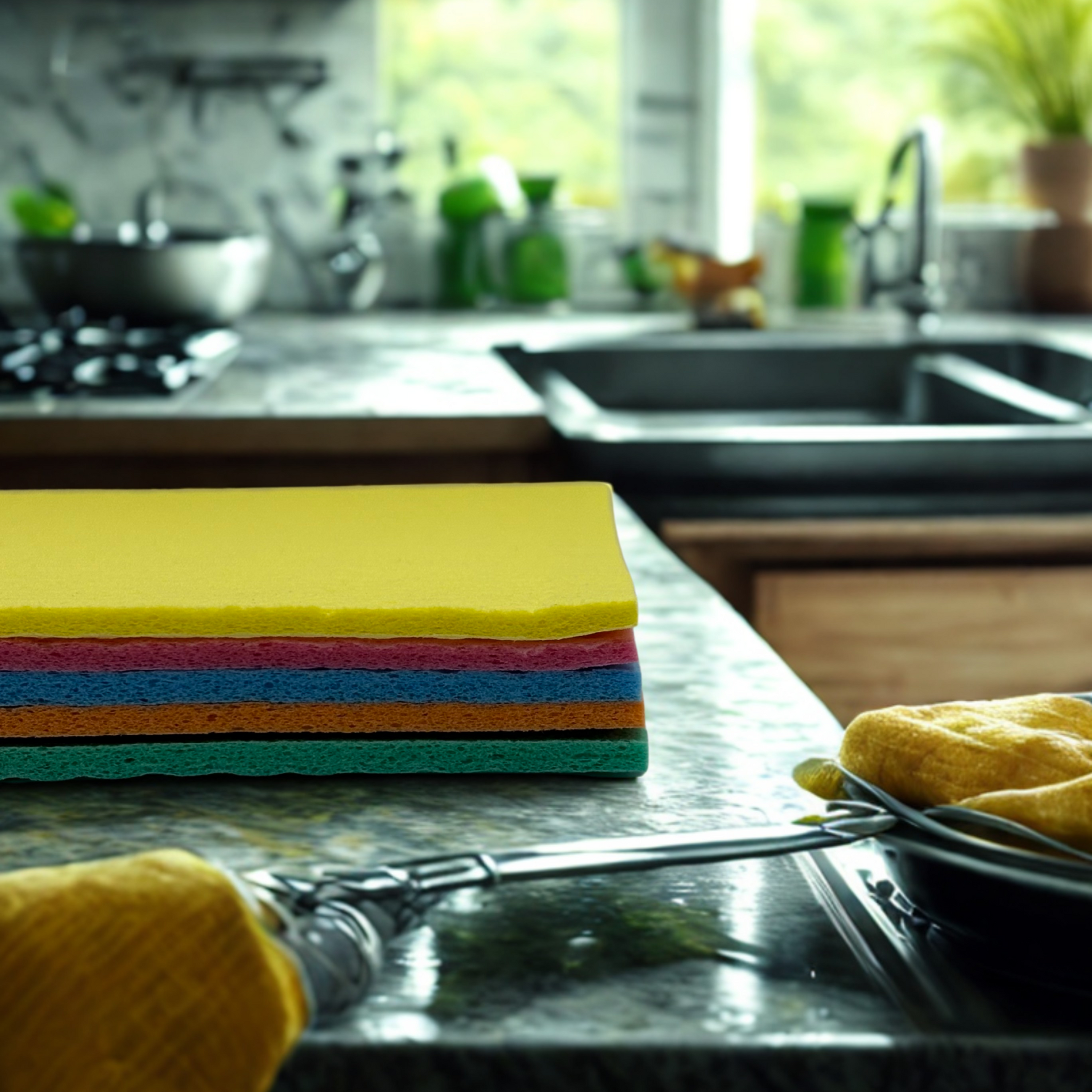 Compostable Sponge Wipes (Pack of 5)